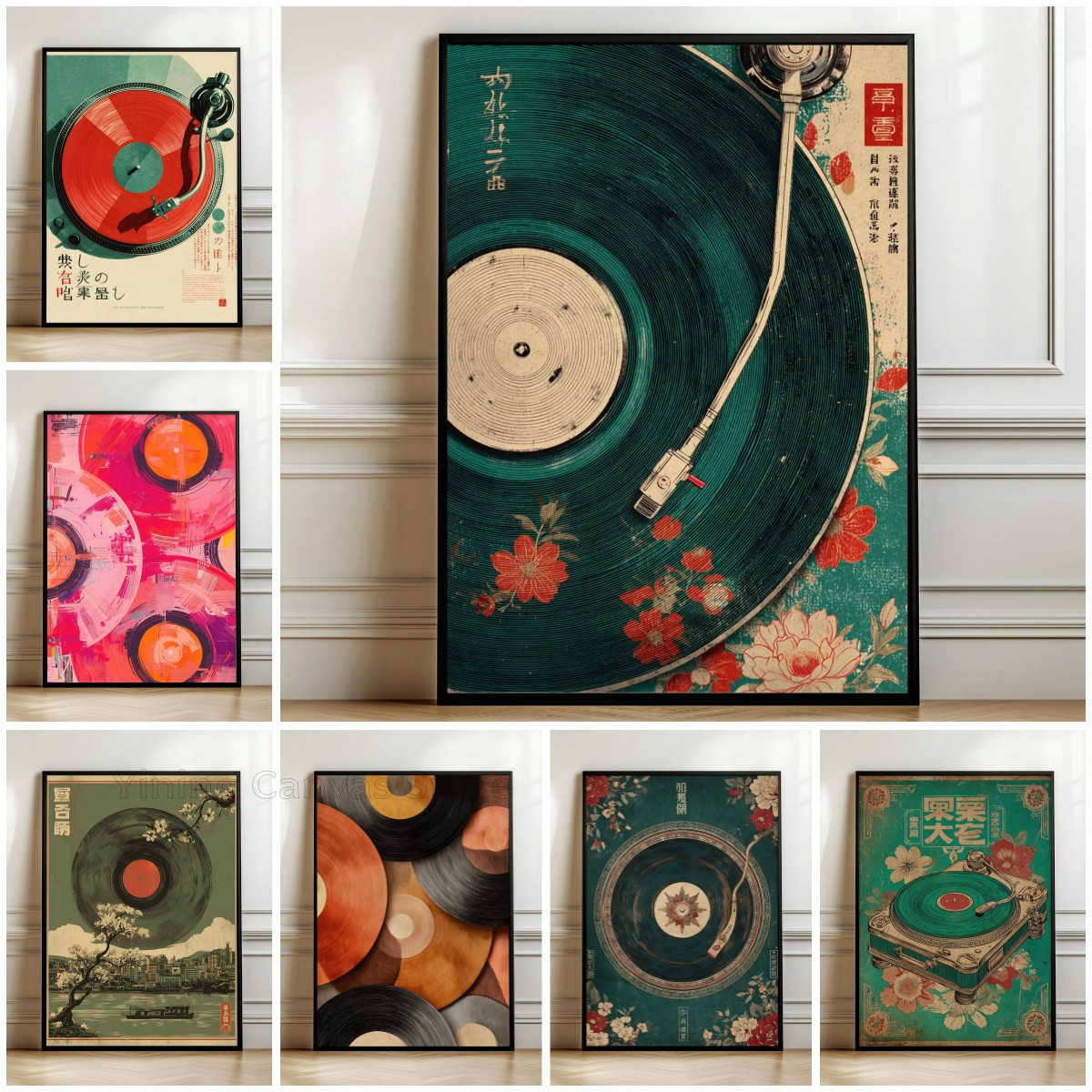 Japanese Lifestyle In Japanese - Decoración de pared estilo japonés con