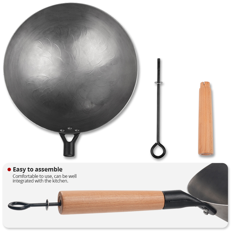 Wok de hierro chino hecho a ma - Cast Iron Tetsubin reseña y precio
