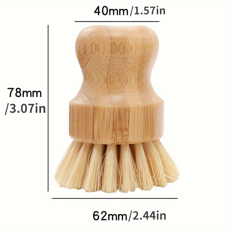 Cepillo de bambú para fregar p - Cast Iron Tetsubin reseña y precio