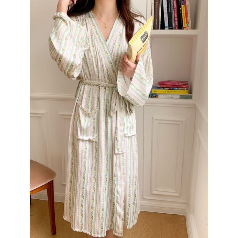 Coreano Ins Kimono bata pijama - Kimono Yukata Cotton reseña y precio