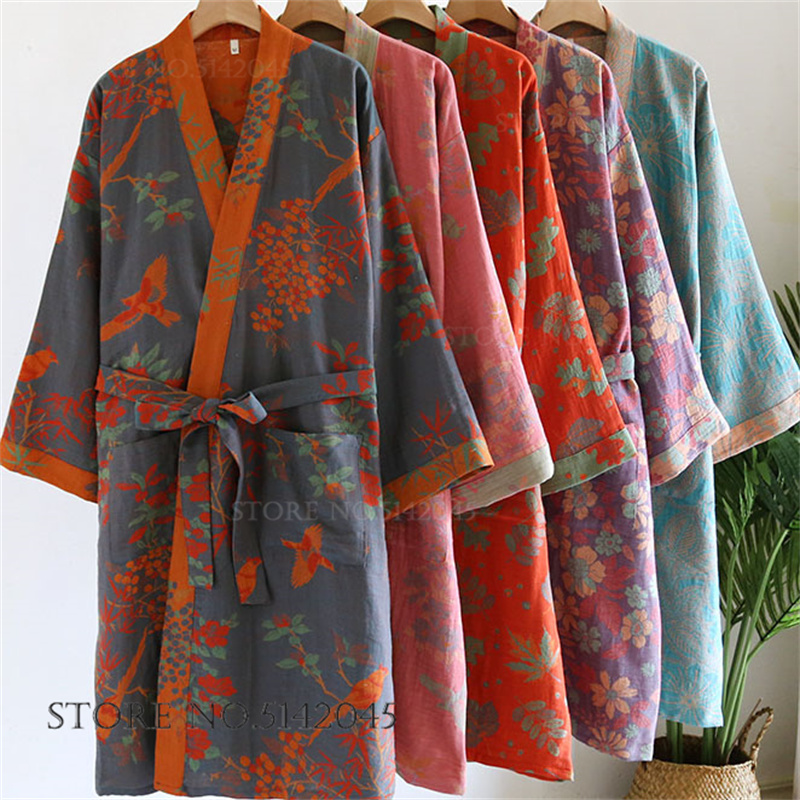 Albornoz tipo kimono Retro jap - Kimono Yukata Cotton reseña y precio